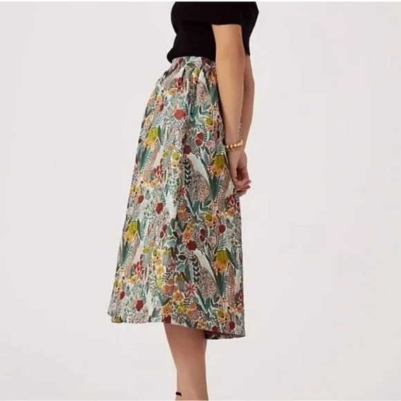 Fall Anthropologie Sunday in Brooklyn Lined Skirt-Size L - Picture 2 of 7